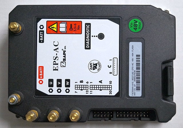 Hyster/Yale 8537102 | Controller Zapi EPS-AC F07094A-HYG 48V 40A Flash mat 21 37 - ECU עבור ציוד לטיפול בחומרים: תמונה 1 Hyster/Yale 8537102 | Controller Zapi EPS-AC F07094A-HYG 48V 40A Flash mat 21 37 - ECU עבור ציוד לטיפול בחומרים: תמונה 1