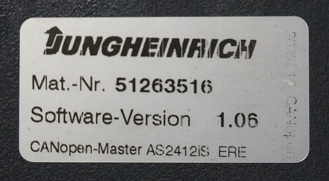 Jungheinrich 51226801 | Rij/hef/stuur regeling drive/lift/steering controller A - ECU עבור ציוד לטיפול בחומרים: תמונה 3 Jungheinrich 51226801 | Rij/hef/stuur regeling drive/lift/steering controller A - ECU עבור ציוד לטיפול בחומרים: תמונה 3