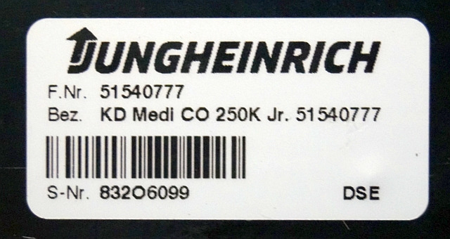 Jungheinrich 51540777 | Display KD MEDI CO 250K Jr from EKS110 2018 sn. 832O6099 - לוח מחוונים עבור ציוד לטיפול בחומרים: תמונה 3 Jungheinrich 51540777 | Display KD MEDI CO 250K Jr from EKS110 2018 sn. 832O6099 - לוח מחוונים עבור ציוד לטיפול בחומרים: תמונה 3