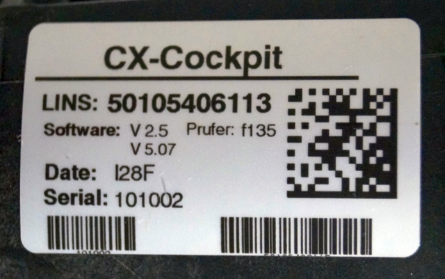 Still 50105406113 | CX cockpit Sw. V2,5 V58,07 sn. 101002 from EXEU S22 year 201 - לוח מחוונים עבור ציוד לטיפול בחומרים: תמונה 5 Still 50105406113 | CX cockpit Sw. V2,5 V58,07 sn. 101002 from EXEU S22 year 201 - לוח מחוונים עבור ציוד לטיפול בחומרים: תמונה 5