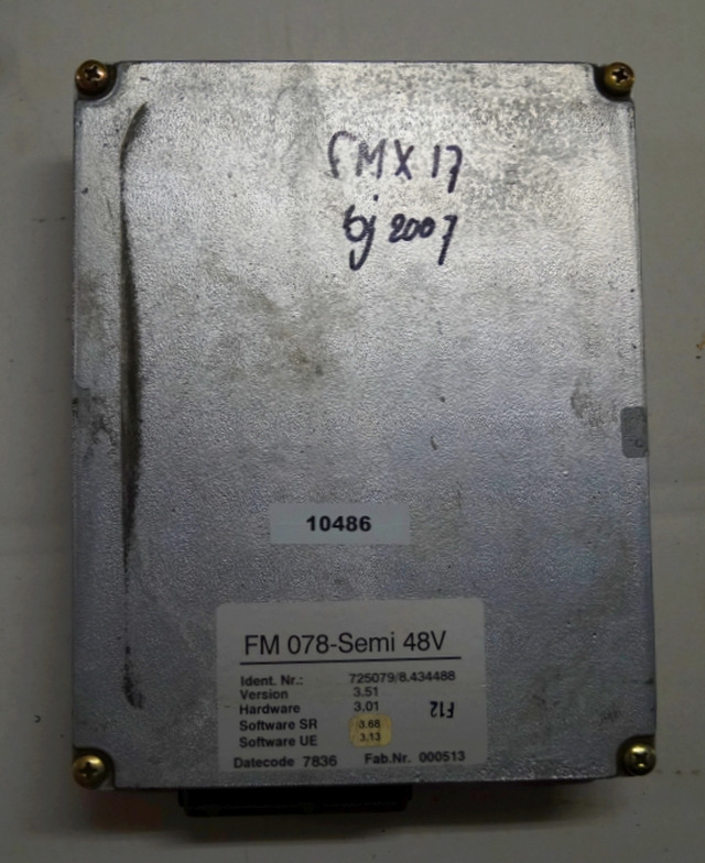 Still 725079 | 8.434488 FM 078-Semi 48V version 3,51 hardware 3,01 sw. Sr 3,68 s - ECU עבור ציוד לטיפול בחומרים: תמונה 1 Still 725079 | 8.434488 FM 078-Semi 48V version 3,51 hardware 3,01 sw. Sr 3,68 s - ECU עבור ציוד לטיפול בחומרים: תמונה 1