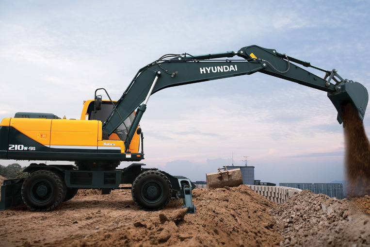 HYUNDAI R210W-9S - מחפר גלגלים: תמונה 1 HYUNDAI R210W-9S - מחפר גלגלים: תמונה 1