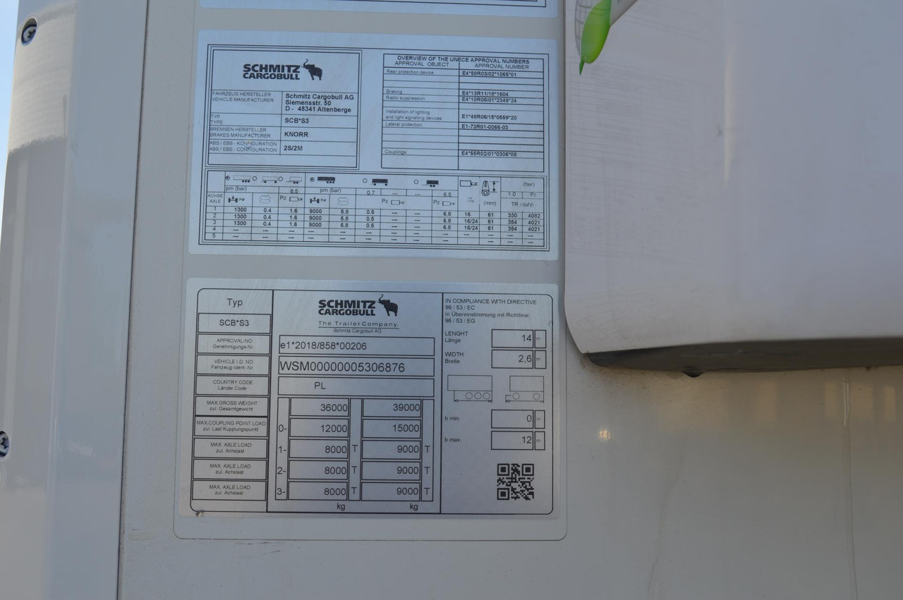 סמיטריילר עם קירור Schmitz Cargobull SKO FP 45 ThermoKing SLXi 300: תמונה 19