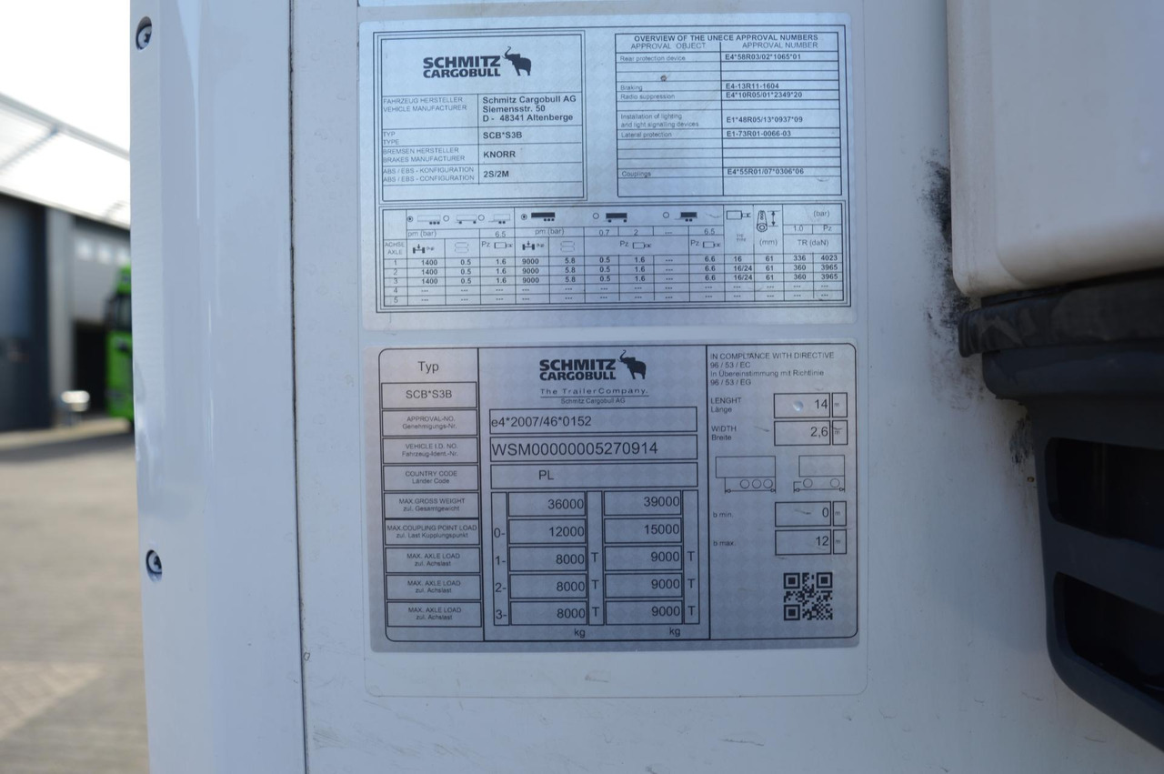 סמיטריילר עם קירור Schmitz Cargobull SKO FP 60 Carrier Vector 1550: תמונה 20