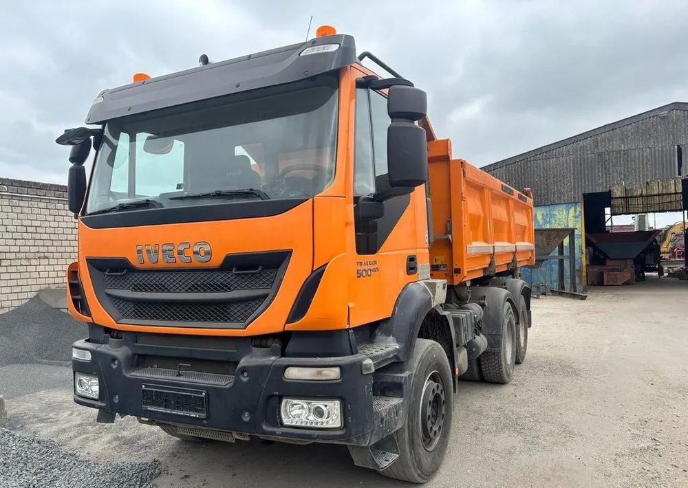 מזהיר Iveco TRAKKER 500 EEV | Meiller Bordmatik | Wywrotka trójstronna  | 6x4 | Euro 5 | Retarder | 500 KM: תמונה 9