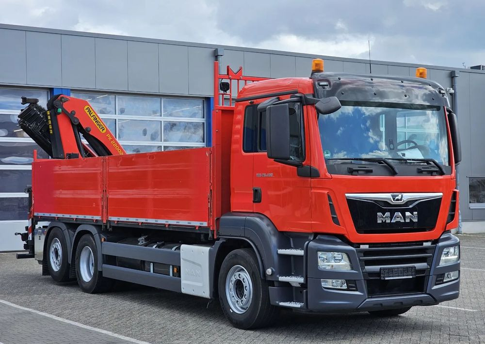 MAN MAN TGS 26.430 | Skrzynia + HDS Palfinger PK 22002 |6-krotne hydrauliczne przedłużenia | PILOT | Pneumatyka | - משאית צד נופל/ שטוחה, משאית מנוף: תמונה 2 MAN MAN TGS 26.430 | Skrzynia + HDS Palfinger PK 22002 |6-krotne hydrauliczne przedłużenia | PILOT | Pneumatyka | - משאית צד נופל/ שטוחה, משאית מנוף: תמונה 2
