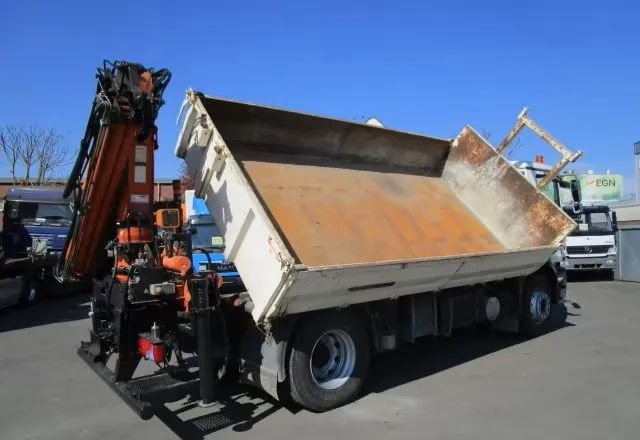 MAN TGM 18.330 4x2 – Wywrotka z żurawiem HDS + Kran + pilot / Euro 4/ Bordmatic / Retarder - מזהיר: תמונה 4 MAN TGM 18.330 4x2 – Wywrotka z żurawiem HDS + Kran + pilot / Euro 4/ Bordmatic / Retarder - מזהיר: תמונה 4
