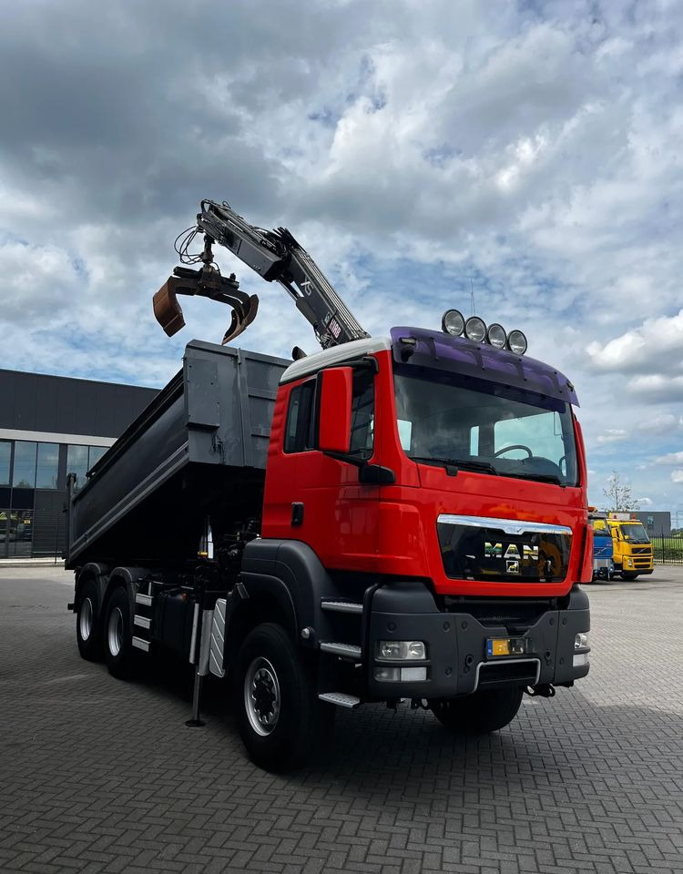 MAN TGS 26.360 /6x6 /Euro 5 /WYWROTKA TRÓJSTRONNA + ŻURAW - מזהיר: תמונה 2 MAN TGS 26.360 /6x6 /Euro 5 /WYWROTKA TRÓJSTRONNA + ŻURAW - מזהיר: תמונה 2