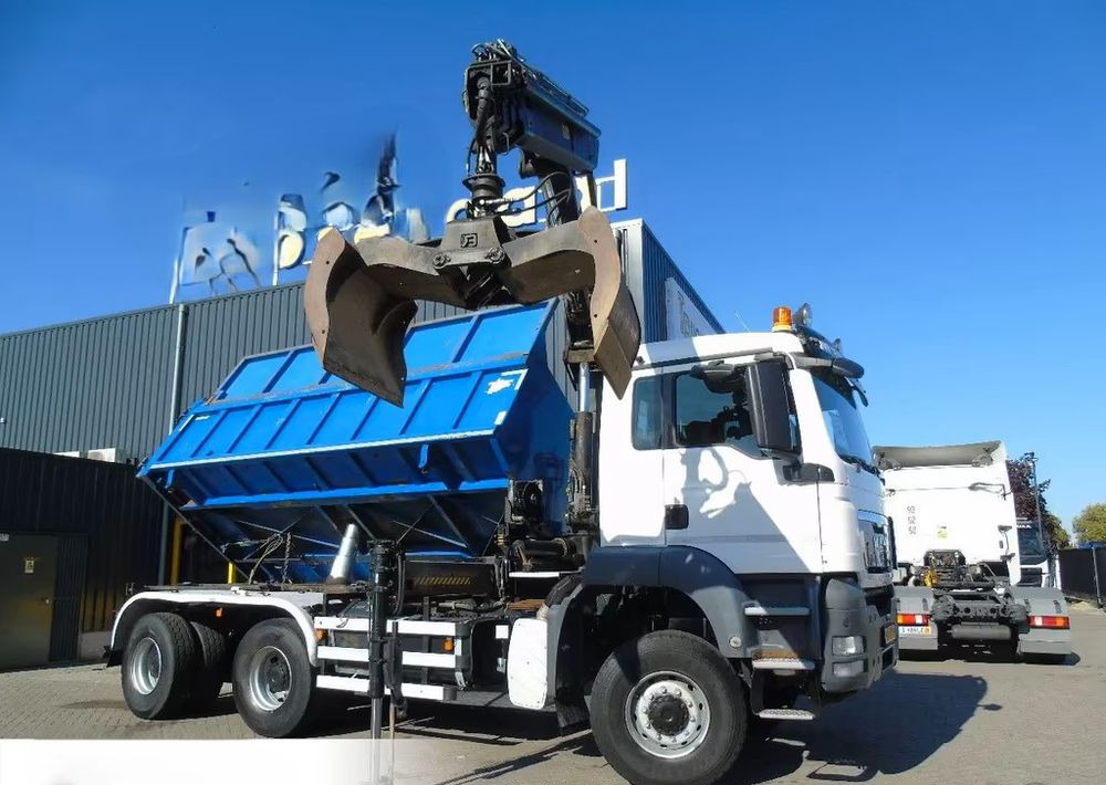 MAN TGS 26.400 6x6 – Wywrotka 3-stronna Meiller + Żuraw HIAB 166 E3 HIPRO – 429.222 km – Euro 4 - מזהיר, משאית מנוף: תמונה 3 MAN TGS 26.400 6x6 – Wywrotka 3-stronna Meiller + Żuraw HIAB 166 E3 HIPRO – 429.222 km – Euro 4 - מזהיר, משאית מנוף: תמונה 3