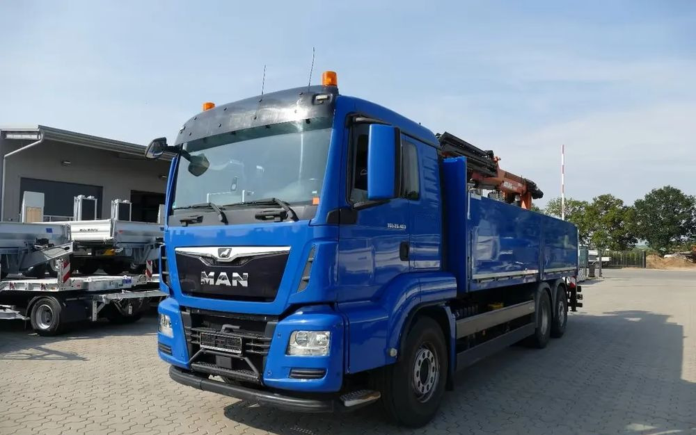 MAN TGS 26.460 – Platforma z żurawiem HDS tylnym do materiałów budowlanych / Retarder / 6x2 / Klima / Euro 6 - משאית מנוף, משאית צד נופל/ שטוחה: תמונה 2 MAN TGS 26.460 – Platforma z żurawiem HDS tylnym do materiałów budowlanych / Retarder / 6x2 / Klima / Euro 6 - משאית מנוף, משאית צד נופל/ שטוחה: תמונה 2