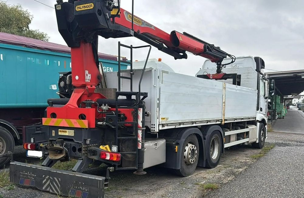 Mercedes-Benz ACTROS 2545 / 6x2 / HDS Palfinger PK 20.501 sterowany radiowo / Przyczepa w zestawie / Euro6/ Przebieg 340 000km - משאית צד נופל/ שטוחה, משאית מנוף: תמונה 2 Mercedes-Benz ACTROS 2545 / 6x2 / HDS Palfinger PK 20.501 sterowany radiowo / Przyczepa w zestawie / Euro6/ Przebieg 340 000km - משאית צד נופל/ שטוחה, משאית מנוף: תמונה 2