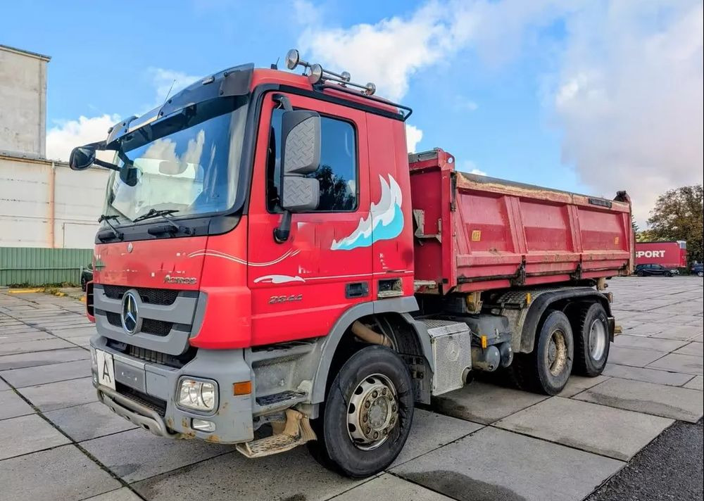 Mercedes-Benz Actros 2644 EPS |Wywrotka 3-stronna Meiller Bordmatik | 6x4 | Euro 5 | Plandeka rolowana - מזהיר: תמונה 1 Mercedes-Benz Actros 2644 EPS |Wywrotka 3-stronna Meiller Bordmatik | 6x4 | Euro 5 | Plandeka rolowana - מזהיר: תמונה 1