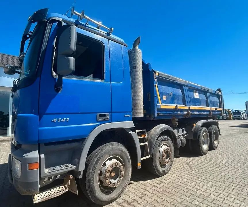 Mercedes-Benz Actros 4141 K 8x4 / Meiller Trójstronna Wywrotka / Automat / Euro 5 / Klima / 36T DMC - מזהיר: תמונה 2 Mercedes-Benz Actros 4141 K 8x4 / Meiller Trójstronna Wywrotka / Automat / Euro 5 / Klima / 36T DMC - מזהיר: תמונה 2