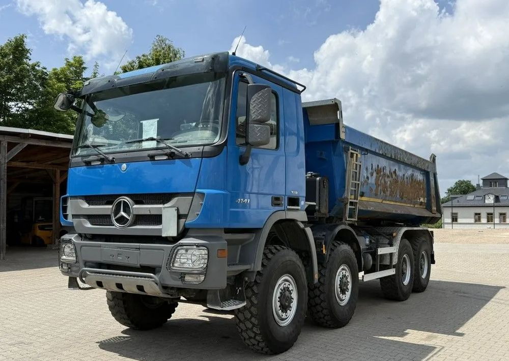 Mercedes-Benz Actros 4141AK 8x8 | Wywrotka Meiller | TELLIGENT z sprzęgłem system stabilizacji jazdy | Euro 5 - מזהיר: תמונה 1 Mercedes-Benz Actros 4141AK 8x8 | Wywrotka Meiller | TELLIGENT z sprzęgłem system stabilizacji jazdy | Euro 5 - מזהיר: תמונה 1