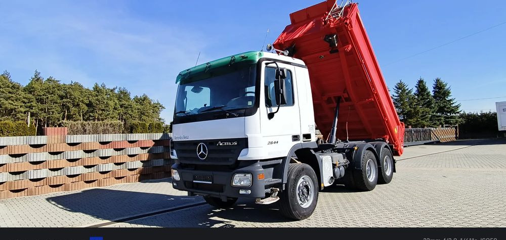 Mercedes-Benz Mercedes-Benz Actros 2644 K/ 6x4 / Meiller Retarder /Wywrotka/Euro 3 - מזהיר: תמונה 1 Mercedes-Benz Mercedes-Benz Actros 2644 K/ 6x4 / Meiller Retarder /Wywrotka/Euro 3 - מזהיר: תמונה 1