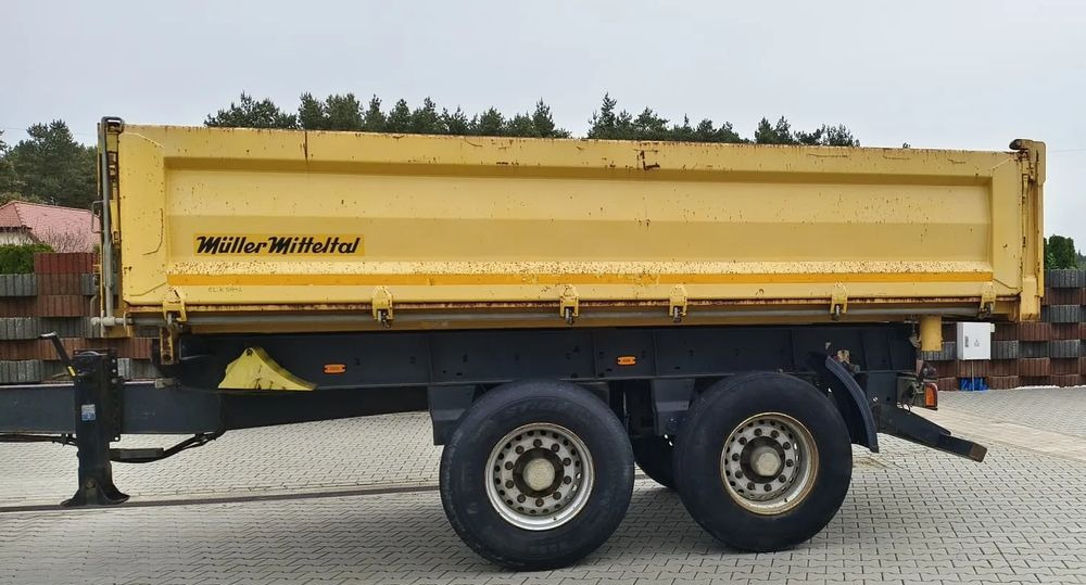 Miller Tandem R180 | Wywrotka 3-stronna | Pneumatyczne zawieszenie | Bordmatik | 2013 | Oś podnoszona - קרון נגרר עם מזהיר: תמונה 3 Miller Tandem R180 | Wywrotka 3-stronna | Pneumatyczne zawieszenie | Bordmatik | 2013 | Oś podnoszona - קרון נגרר עם מזהיר: תמונה 3