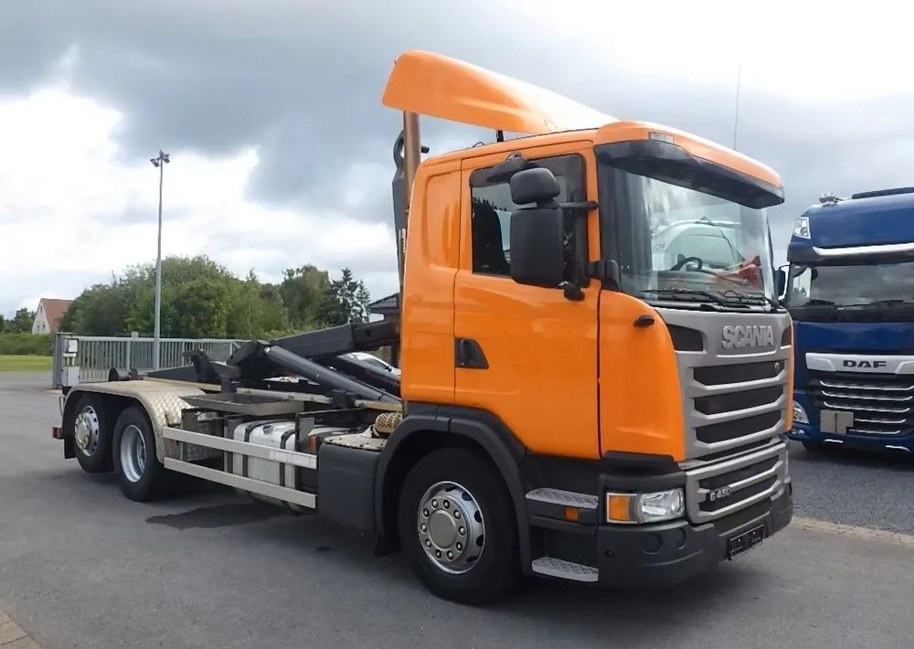 Scania G 450 — Hakowiec / Retarder / Pełna pneumatyka / Skrętna oś / Euro 6/ 6x2 - משאית הרמת וו: תמונה 2 Scania G 450 — Hakowiec / Retarder / Pełna pneumatyka / Skrętna oś / Euro 6/ 6x2 - משאית הרמת וו: תמונה 2