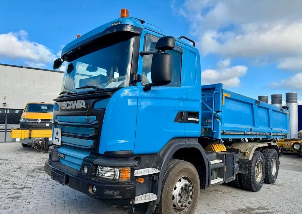 Scania G 480 6x4 |Wywrotka trójstronna Dautel | Bordmatik | Euro 5 | Retarder | Klima | Napęd na tylną oś - מזהיר: תמונה 1 Scania G 480 6x4 |Wywrotka trójstronna Dautel | Bordmatik | Euro 5 | Retarder | Klima | Napęd na tylną oś - מזהיר: תמונה 1