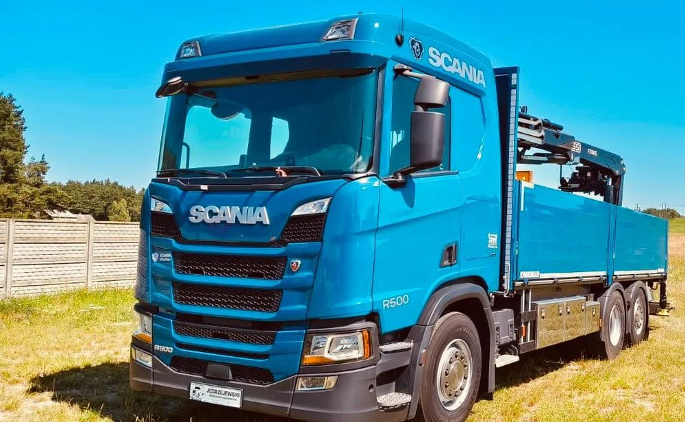 Scania R 500 6x2 z żurawiem Fassi F 215 AS – 2019 – Euro 6 –Retarder -Oś skrętna - Gotowa do pracy! - משאית מנוף, משאית צד נופל/ שטוחה: תמונה 1 Scania R 500 6x2 z żurawiem Fassi F 215 AS – 2019 – Euro 6 –Retarder -Oś skrętna - Gotowa do pracy! - משאית מנוף, משאית צד נופל/ שטוחה: תמונה 1