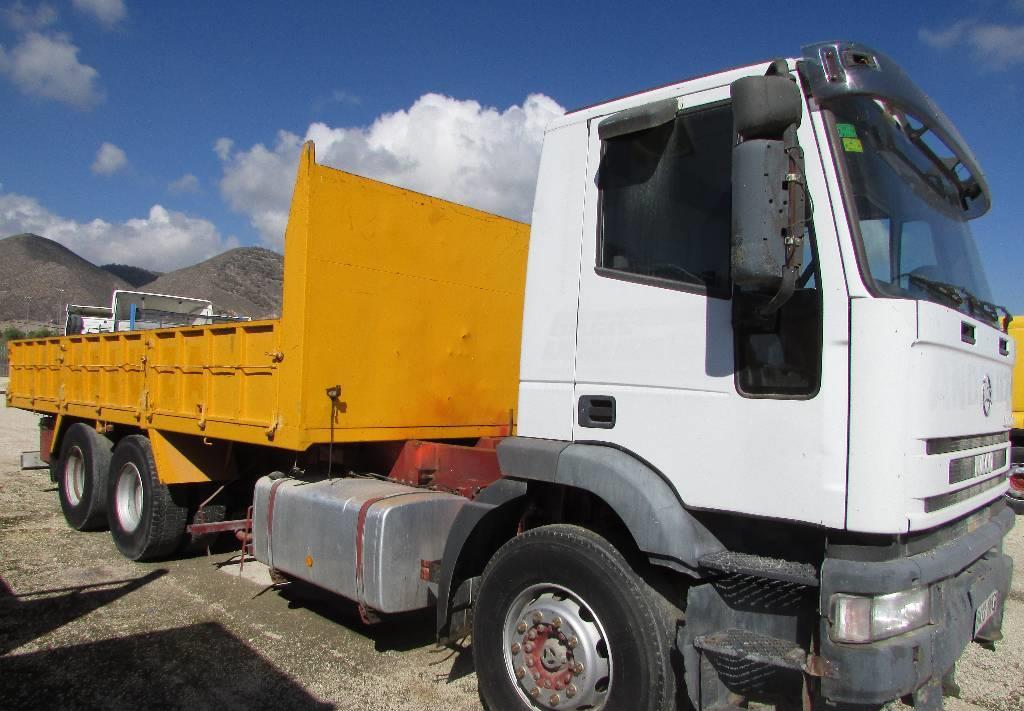 משאית צד נופל/ שטוחה IVECO 260 E31 6X2 CAJA FIJA: תמונה 7