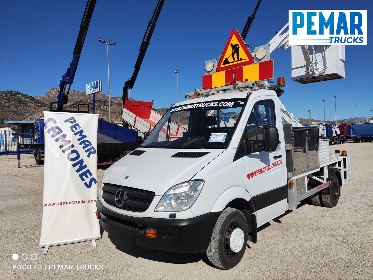 MERCEDES-BENZ 516 CDI CESTA ELEVADORA, 160 cv - פלטפורמה אווירית מותקנת על משאית: תמונה 1 MERCEDES-BENZ 516 CDI CESTA ELEVADORA, 160 cv - פלטפורמה אווירית מותקנת על משאית: תמונה 1