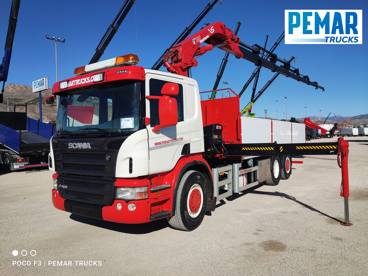 SCANIA P 400 6X2 GRUA CAJA FIJA - משאית מנוף: תמונה 1 SCANIA P 400 6X2 GRUA CAJA FIJA - משאית מנוף: תמונה 1
