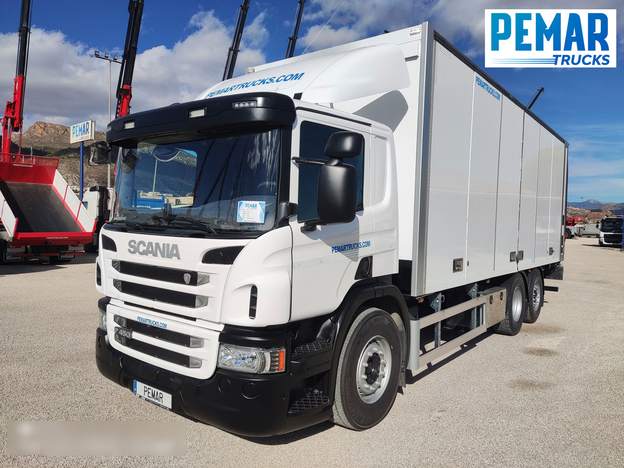 SCANIA P 450 6X2 CAJA CERRADA - משאית תיבה: תמונה 1 SCANIA P 450 6X2 CAJA CERRADA - משאית תיבה: תמונה 1