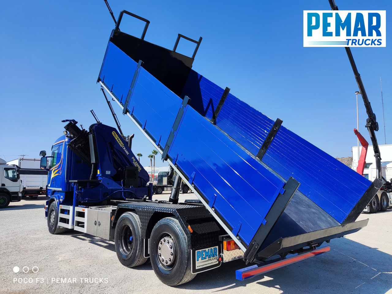 מזהיר, משאית מנוף SCANIA R 420 6X2 GRUA PALFINGER PK 23002 BASCULANTE: תמונה 16