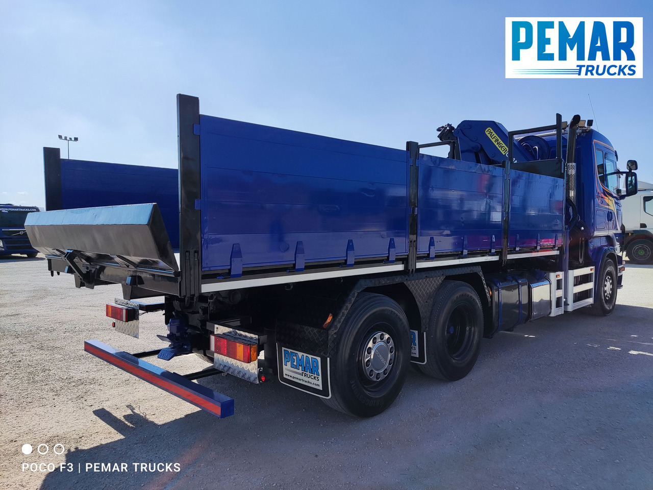 מזהיר, משאית מנוף SCANIA R 420 6X2 GRUA PALFINGER PK 23002 BASCULANTE: תמונה 6