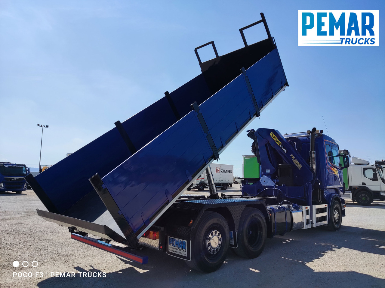 מזהיר, משאית מנוף SCANIA R 420 6X2 GRUA PALFINGER PK 23002 BASCULANTE: תמונה 14
