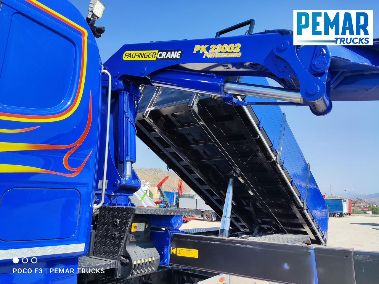 מזהיר, משאית מנוף SCANIA R 420 6X2 GRUA PALFINGER PK 23002 BASCULANTE: תמונה 45