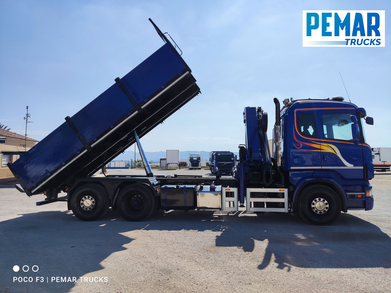 מזהיר, משאית מנוף SCANIA R 420 6X2 GRUA PALFINGER PK 23002 BASCULANTE: תמונה 13