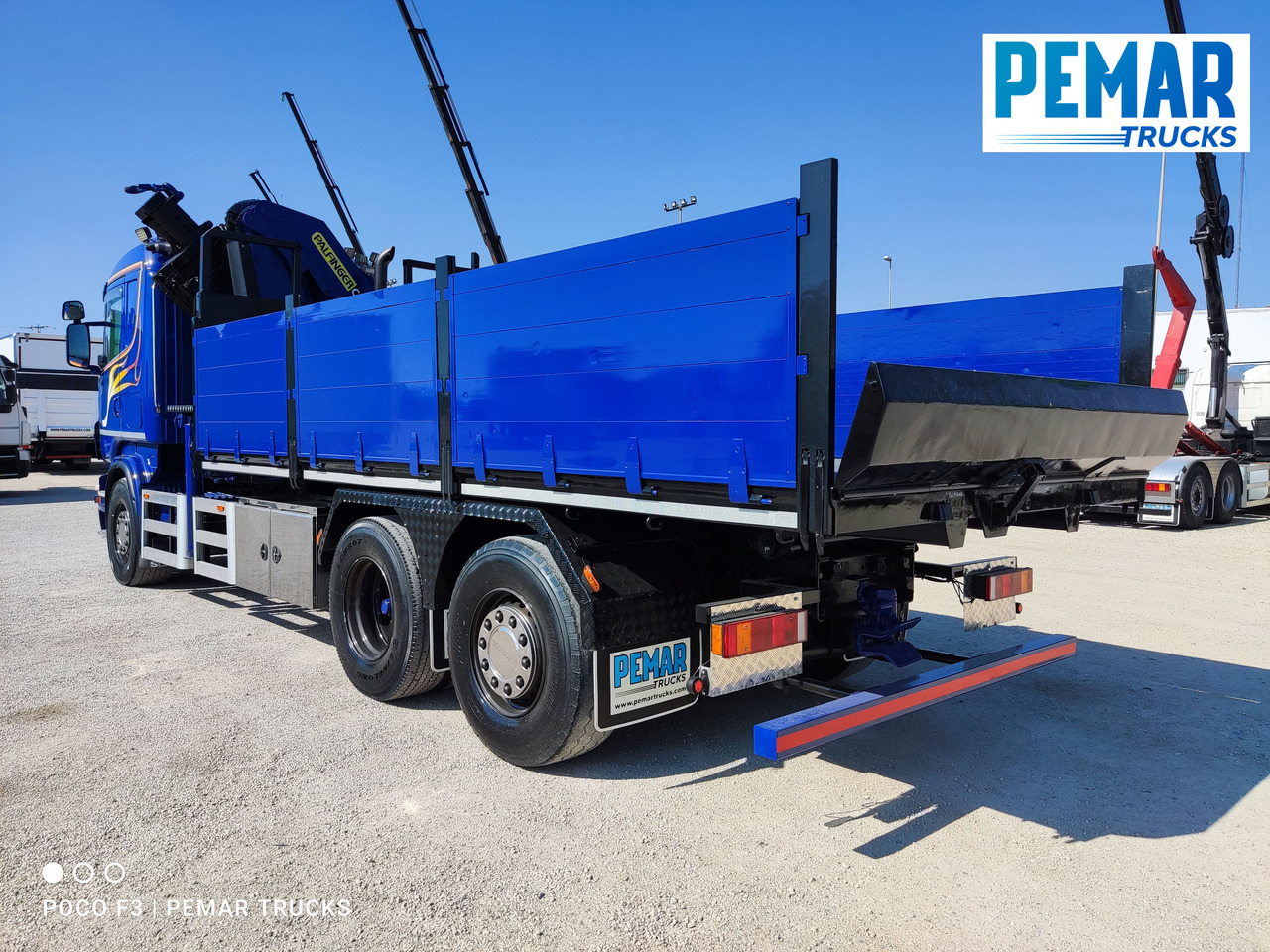 מזהיר, משאית מנוף SCANIA R 420 6X2 GRUA PALFINGER PK 23002 BASCULANTE: תמונה 9