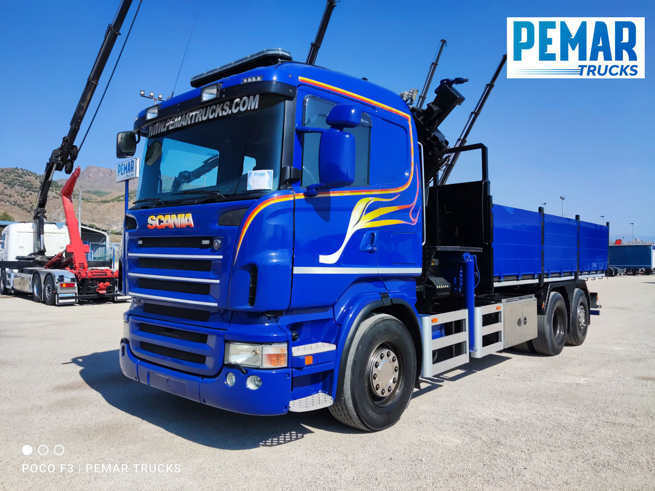 SCANIA R 420 6X2 GRUA PALFINGER PK 23002 BASCULANTE - מזהיר, משאית מנוף: תמונה 2 SCANIA R 420 6X2 GRUA PALFINGER PK 23002 BASCULANTE - מזהיר, משאית מנוף: תמונה 2