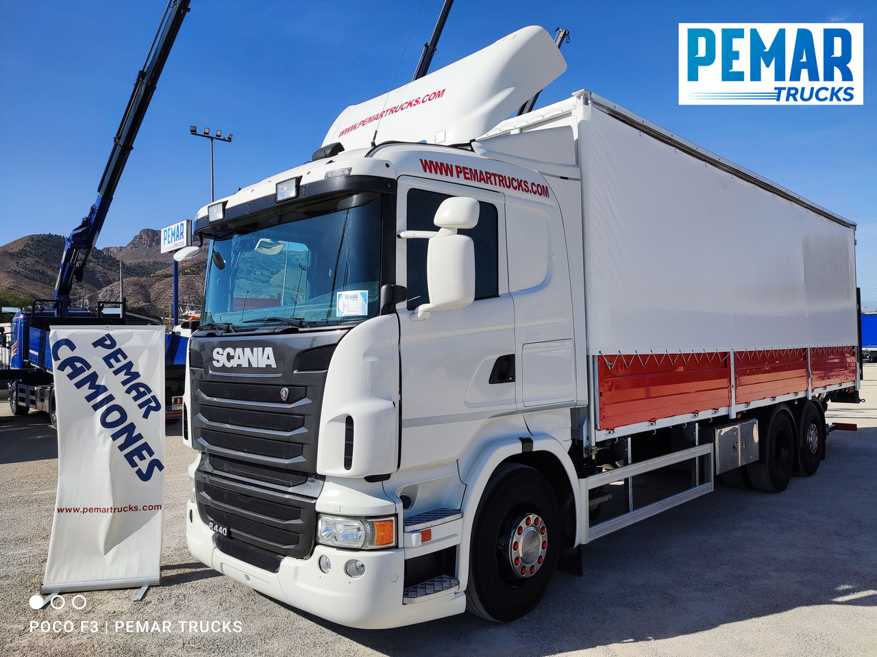 SCANIA R 440 6X2 SEMITAUTLINER - משאית וילונות צד: תמונה 1 SCANIA R 440 6X2 SEMITAUTLINER - משאית וילונות צד: תמונה 1