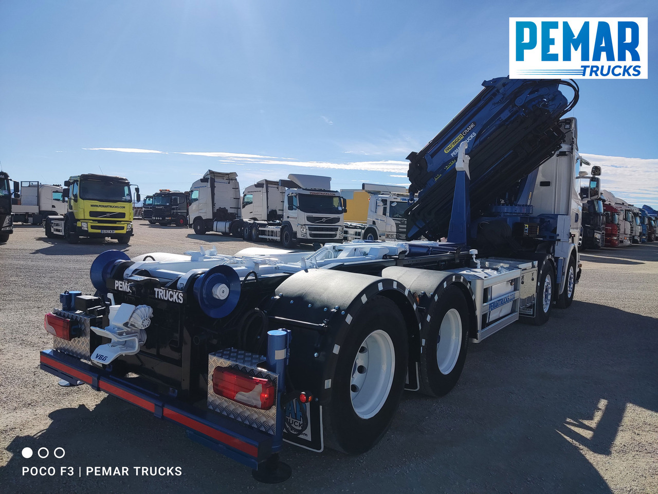 מוביל מכולות/ משאית החלפת גוף, משאית מנוף SCANIA R 500 GRUA GANCHO MULTILIFT: תמונה 6