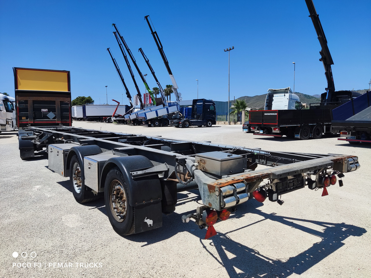 SCHMITZ CARGOBULL KO36 CHASIS MEGATRAILER 4 ejes - קרון נגרר שלדה: תמונה 3 SCHMITZ CARGOBULL KO36 CHASIS MEGATRAILER 4 ejes - קרון נגרר שלדה: תמונה 3