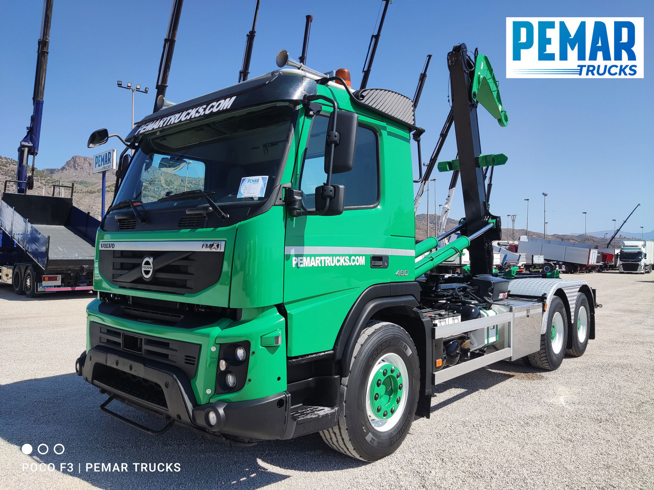 VOLVO FMX 460 6X4 MULTILIFT 21T EURO 5 - משאית הרמת וו: תמונה 1 VOLVO FMX 460 6X4 MULTILIFT 21T EURO 5 - משאית הרמת וו: תמונה 1