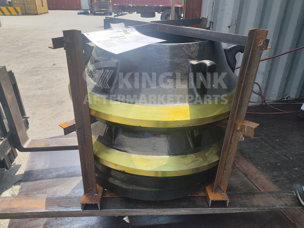 KINGLINK High Manganese Steel Mantle 17000200 and Bowl Liner 17000201 for Tc36 Cone Crusher - חלקי חילוף עבור מכונת בנייה: תמונה 3 KINGLINK High Manganese Steel Mantle 17000200 and Bowl Liner 17000201 for Tc36 Cone Crusher - חלקי חילוף עבור מכונת בנייה: תמונה 3