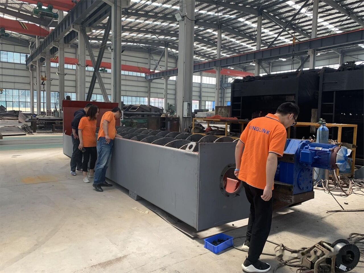 Kinglink 44" Screw Sand Washing Machine 2LSX1115 - משקף: תמונה 4 Kinglink 44" Screw Sand Washing Machine 2LSX1115 - משקף: תמונה 4