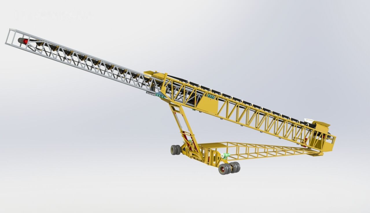 Kinglink Mobile Port Ship Loader | Telescopic Radial Stacker - מסוע חגורה: תמונה 3 Kinglink Mobile Port Ship Loader | Telescopic Radial Stacker - מסוע חגורה: תמונה 3