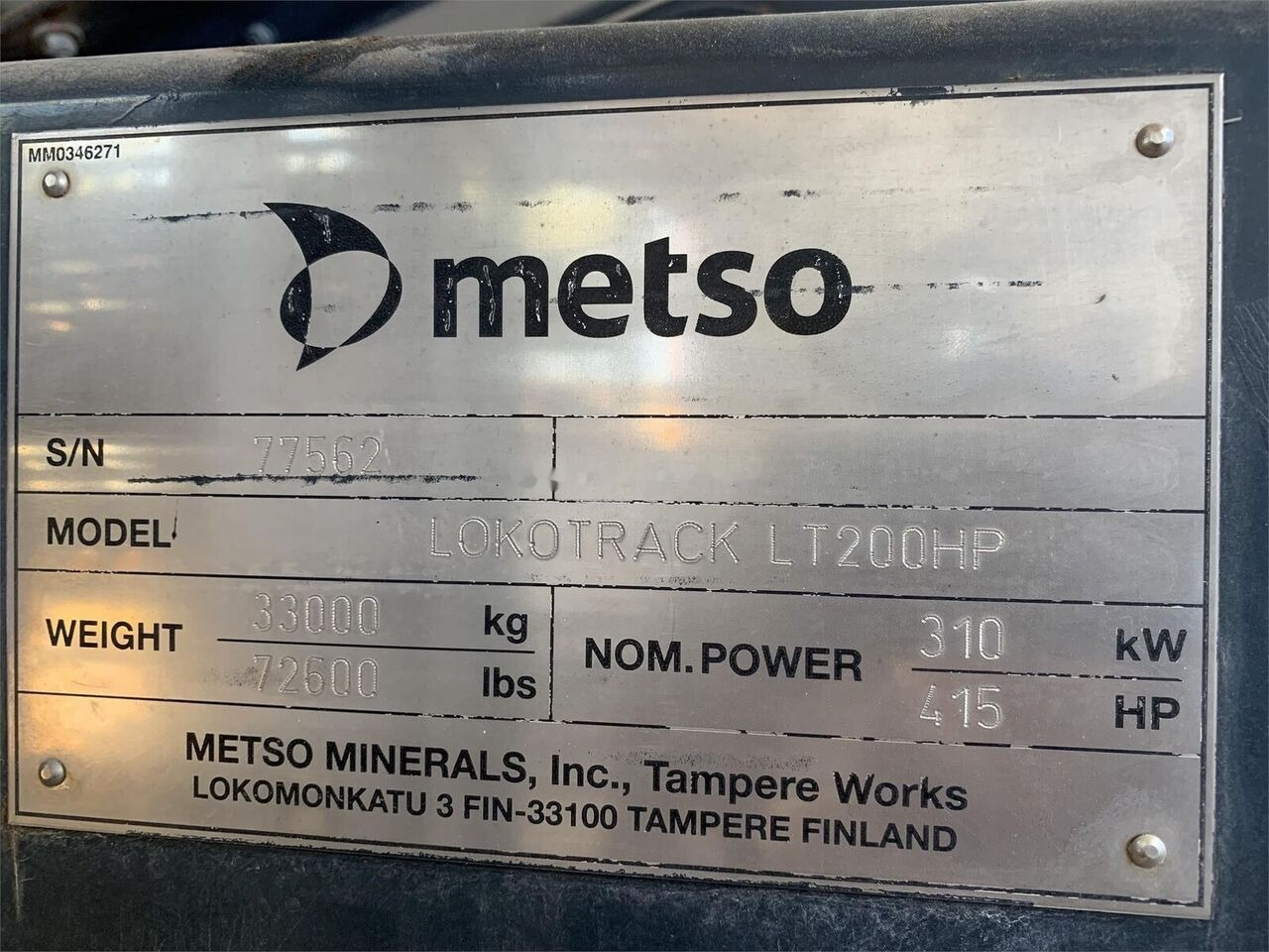 Metso LT200HP - מגרסה ניידת: תמונה 2 Metso LT200HP - מגרסה ניידת: תמונה 2