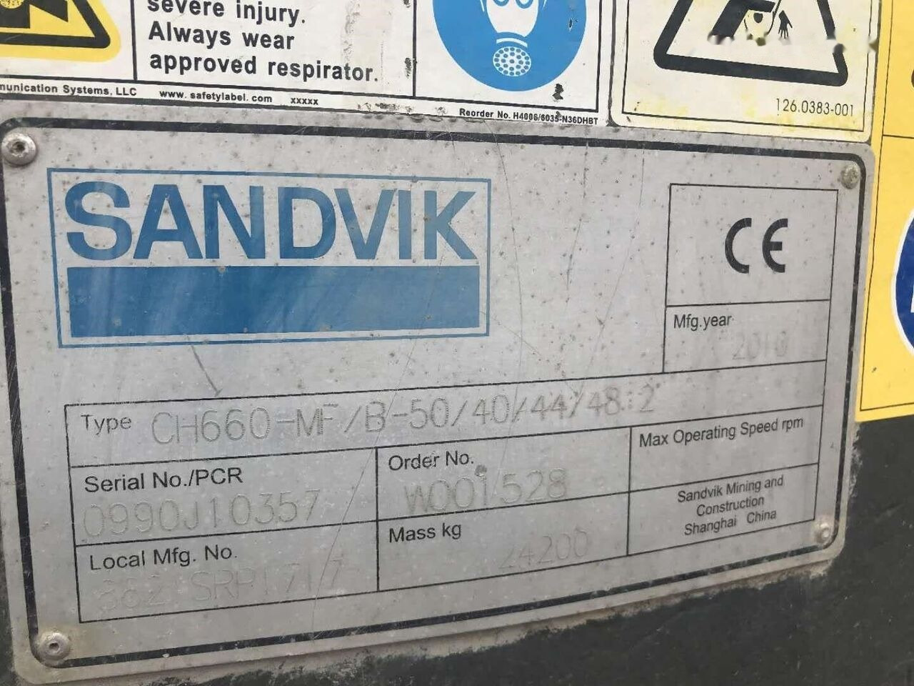 Sandvik CH660 - מגרסת חרוט: תמונה 3 Sandvik CH660 - מגרסת חרוט: תמונה 3