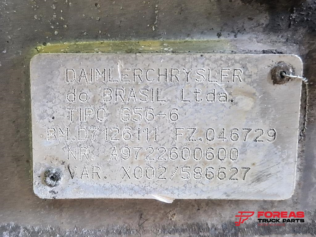 תיבת הילוכים עבור משאית MERCEDES-BENZ ATEGO II G 56-6: תמונה 10