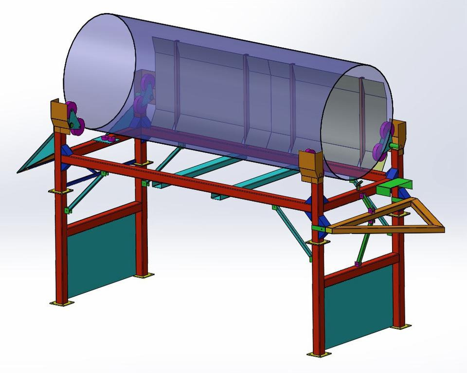Siebtrommel Gestell Neu passend für Doppstadt Eggersmann Komptech - משקף: תמונה 3 Siebtrommel Gestell Neu passend für Doppstadt Eggersmann Komptech - משקף: תמונה 3