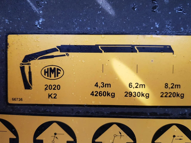 מזהיר Ginaf X 4343 TS 8x6 Kipper kraan HMF 2020: תמונה 19
