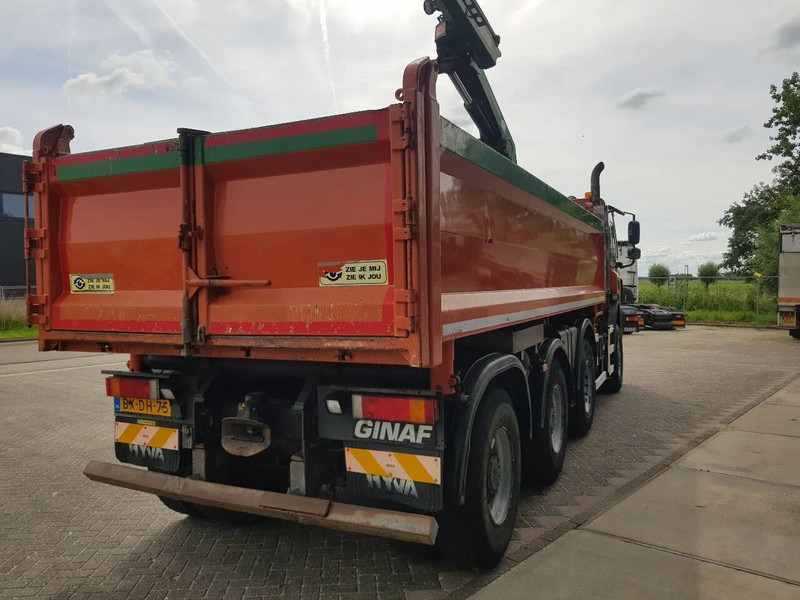 מזהיר Ginaf X 4343 TS 8x6 Kipper kraan HMF 2020: תמונה 8