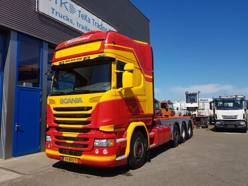מוביל מכולות/ משאית החלפת גוף Scania R450 8x2 Topline ADR EX/II, EX/III, FL en AT SCR only: תמונה 1