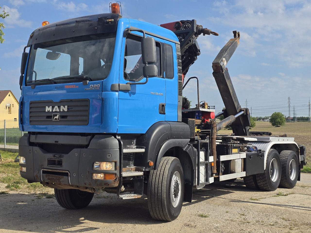 MAN TGA 33.430 6X6 / HMF 1823 K3+REM.CON./ HOOK SYSTEM - משאית הרמת וו, משאית מנוף: תמונה 4 MAN TGA 33.430 6X6 / HMF 1823 K3+REM.CON./ HOOK SYSTEM - משאית הרמת וו, משאית מנוף: תמונה 4