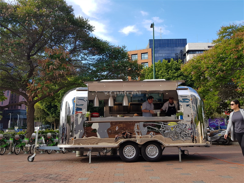 Yowon customized concession food trailer catering cart - קרון נגרר לממכר: תמונה 1 Yowon customized concession food trailer catering cart - קרון נגרר לממכר: תמונה 1